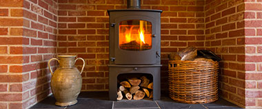 wood burning stove