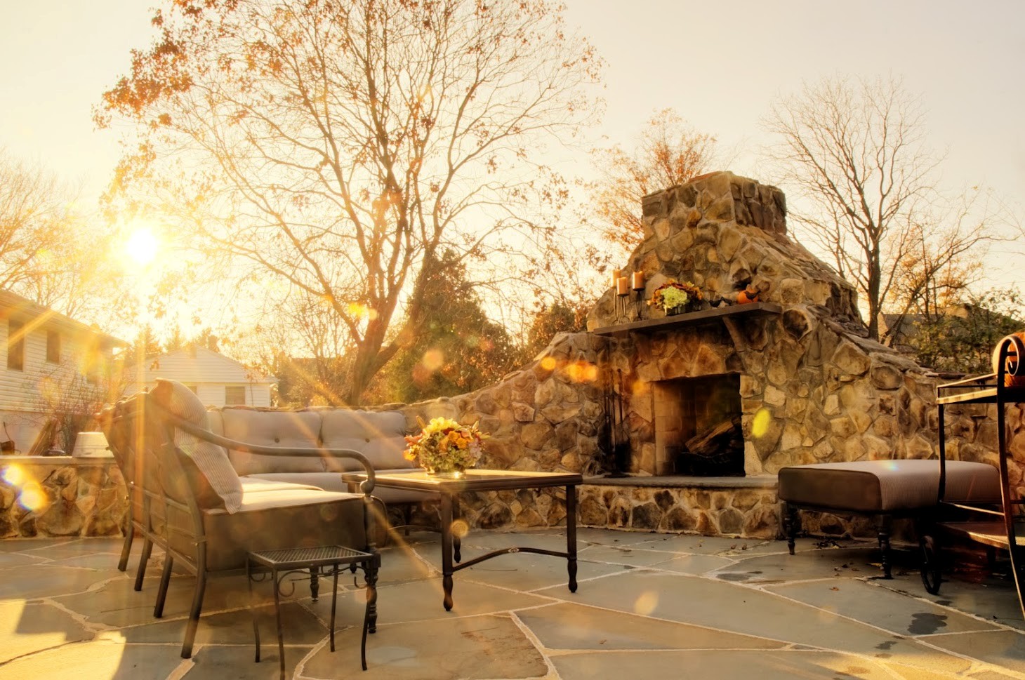 Outdoor Fireplace - Alpine Fireplaces 